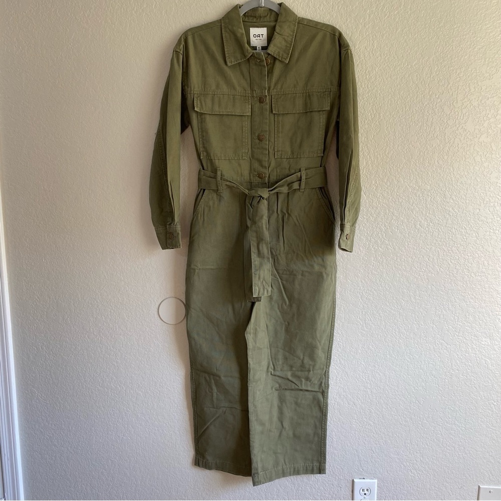 OAT New York Overalls Jumpsuit Army Green